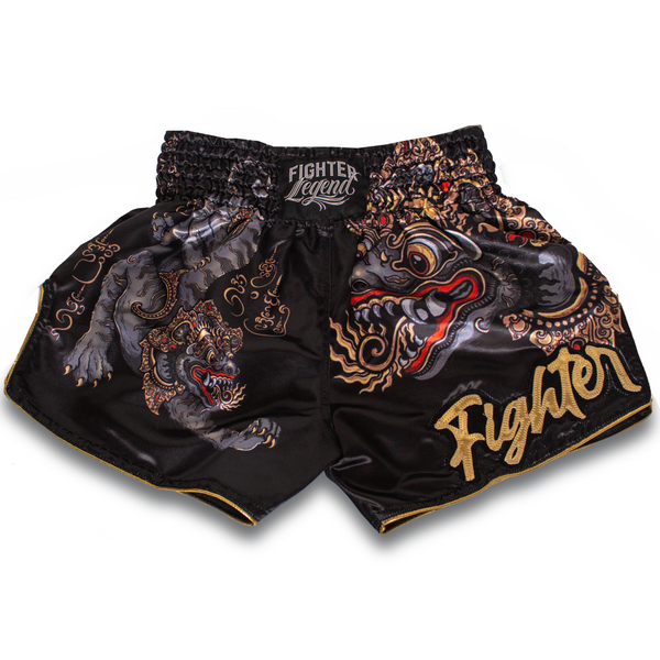 Warrior Ninja Print Muay Thai Boxing Shorts